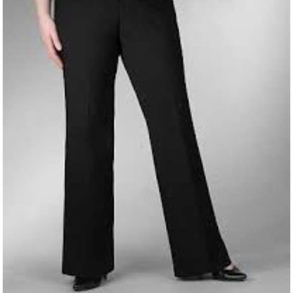 lane bryant black dress pants